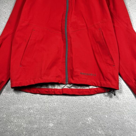 ZHIK Jacket Mens Size Large Red AroShell Relaxed Regular Fit Waterproof Jacket - Picture 4 of 16